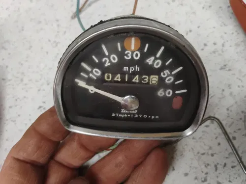 1968 HONDA TRAIL CT 90 OEM SPEEDOMETER  W’ Gasket And Mounting Plate