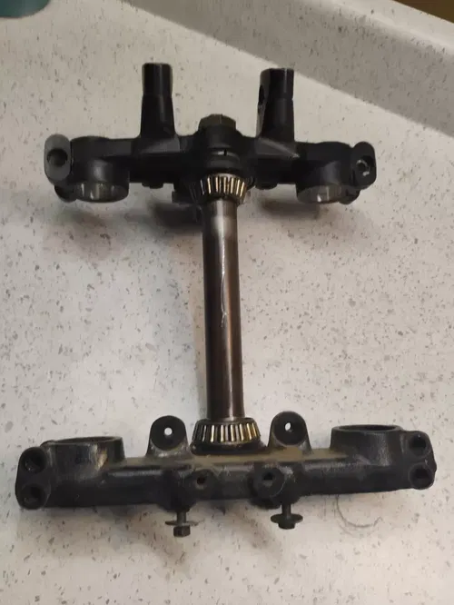 1985-2005 Kawasaki KLR600 KLR 250 Triple Tree Top Brace Handlebar Clamps Forks