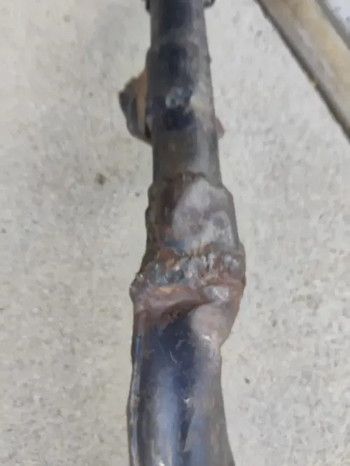 1976 1977 Suzuki RM370 OEM Front Expansion Chamber Muffler Exhaust Pipe 4 Parts