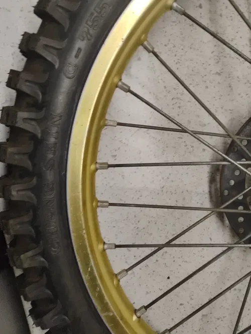 1986 Yamaha YZ490 OEM Front Wheel YZ 125 250 490 86 Unused Tire