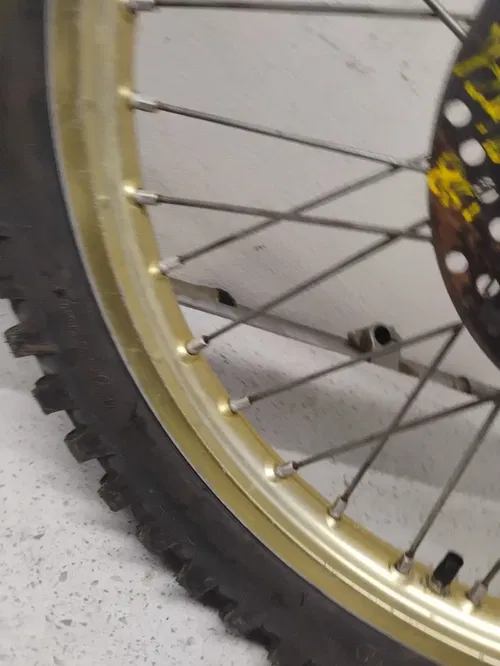 1986 Yamaha YZ490 OEM Front Wheel YZ 125 250 490 86 Unused Tire