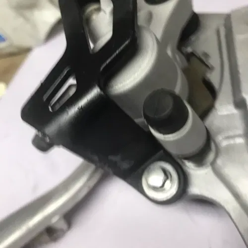 2009 KAWASAKI 06-09 KX250F STAINLESS REAR BACK BRAKE CALIPER MASTER LEVER LINE