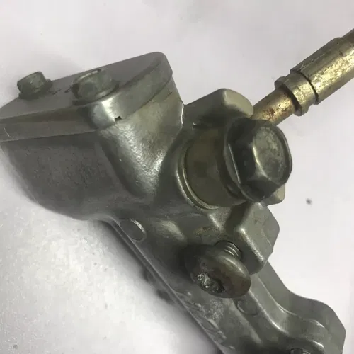 2009 KAWASAKI 06-09 KX250F STAINLESS REAR BACK BRAKE CALIPER MASTER LEVER LINE