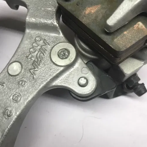 2009 KAWASAKI 06-09 KX250F STAINLESS REAR BACK BRAKE CALIPER MASTER LEVER LINE
