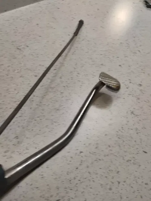1980 Honda CM400T 1979 CM 400 T rear brake pedal lever with spring Rod