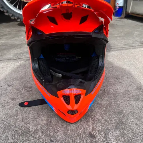 Troy Lee Design GP Helmet XL (has Cracked Visor)