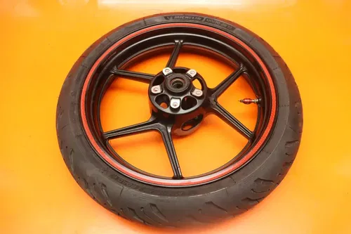 08-10 KAWASAKI NINJA ZX10R OEM FRONT WHEEL RIM W TIRE