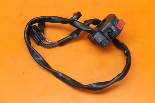 09-12 KAWASAKI NINJA ZX6R OEM RIGHT CLIP ON HANDLE KILL OFF START SWITCH