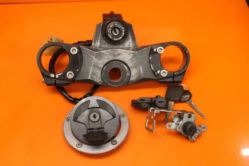 06-11 KAWASAKI NINJA ZX14 OEM IGNITION LOCK KEY SET W/ GAS CAP AND SEAT LOCK