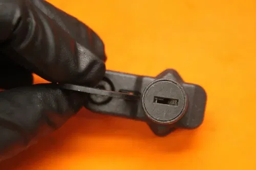 06-11 KAWASAKI NINJA ZX14 OEM IGNITION LOCK KEY SET W/ GAS CAP AND SEAT LOCK