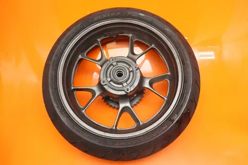 2006-2011 KAWASAKI NINJA ZX14 ZX14R OEM STRAIGHT REAR WHEEL BACK RIM W TIRE