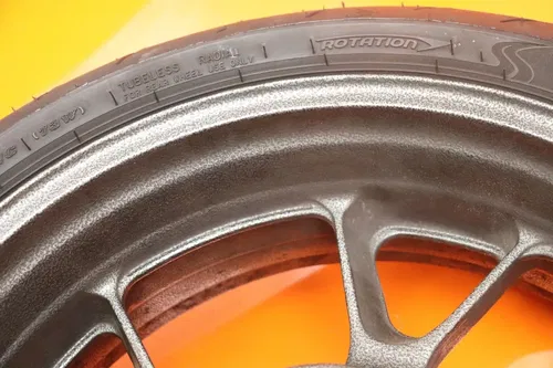 2006-2011 KAWASAKI NINJA ZX14 ZX14R OEM STRAIGHT REAR WHEEL BACK RIM W TIRE