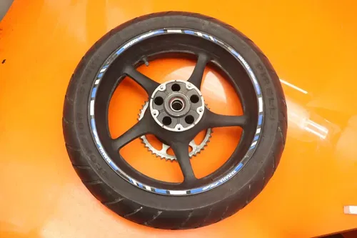 06-09 YAMAHA YZF R6S 03-05 R6 OEM REAR WHEEL BACK RIM W TIRE