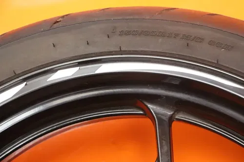 18-23 KAWASAKI NINJA 400 EX400 OEM STRAIGHT REAR WHEEL BACK RIM W TIRE