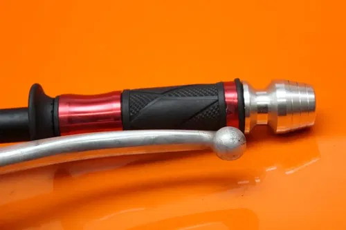 2003-2006 KAWASAKI NINJA ZX6R 636 OEM LEFT CLIP ON HANDLEBAR 46003-1590