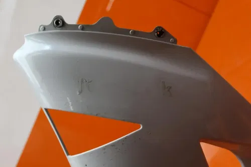2007 2008 KAWASAKI NINJA ZX6R OEM LEFT MID UPPER SIDE FAIRING COWL PLASTIC