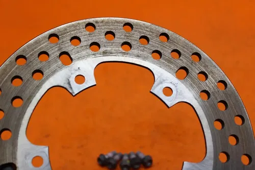 21-24 APRILIA RSV4 1100 V4 OEM STRAIGHT REAR ROTOR BACK BRAKE DISC WITH BOLTS