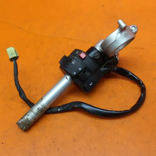 2005 2006 SUZUKI GSXR 1000 OEM LEFT CLIP ON HANDLEBAR W SWITCHES 37400-29G11