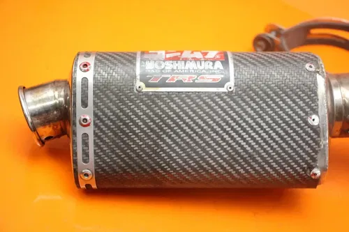 05-06 SUZUKI GSXR 1000 CARBON FIBER YOSHIMURA TRS EXHAUST PIPE MUFFLER SLIP ON