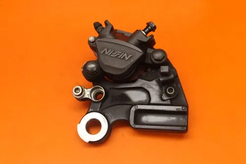 17-25 2017 KAWASAKI NINJA 650 OEM REAR BRAKE CALIPER W MOUNT BRACKET W PADS