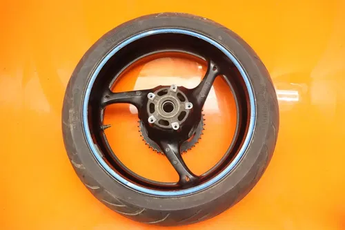 09-15 SUZUKI GSXR 1000 OEM STRAIGHT  REAR WHEEL BACK RIM W TIRE