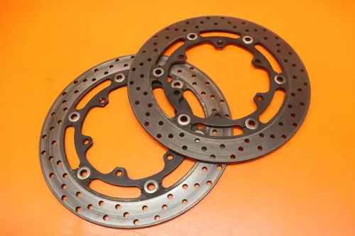 03-05 YAMAHA FZ1 OEM STRAIGHT FRONT LEFT RIGHT BRAKE ROTORS DISCS