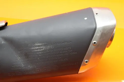 12-15 APRILIA TUONO V4R RSV4 OEM EXHAUST PIPE MUFFLER SLIP ON CAN SILENCER