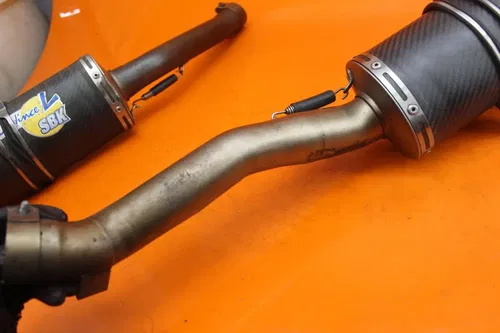 2007 2008 SUZUKI GSXR 1000 LEO VINCE EXHAUST PIPE MUFFLER SLIP ON CAN SILENCERS