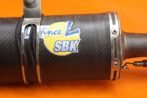 2007 2008 SUZUKI GSXR 1000 LEO VINCE EXHAUST PIPE MUFFLER SLIP ON CAN SILENCERS