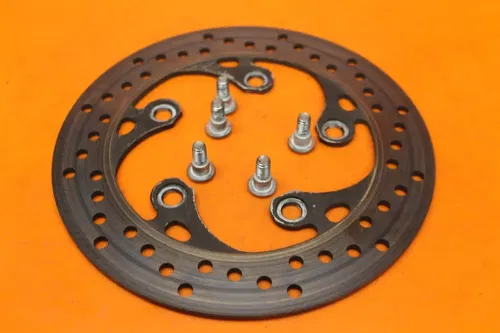 03-15 2008 SUZUKI GSXR 1000 OEM REAR ROTOR BACK BRAKE DISC WITH BOLTS