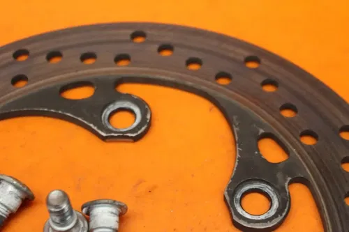 03-15 2008 SUZUKI GSXR 1000 OEM REAR ROTOR BACK BRAKE DISC WITH BOLTS