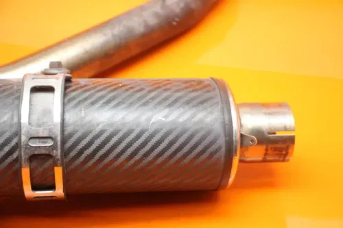 2002 2003 YAMAHA YZF R1 CARBON FIBER MICRON EXHAUST PIPE MUFFLER SLIP ON CAN