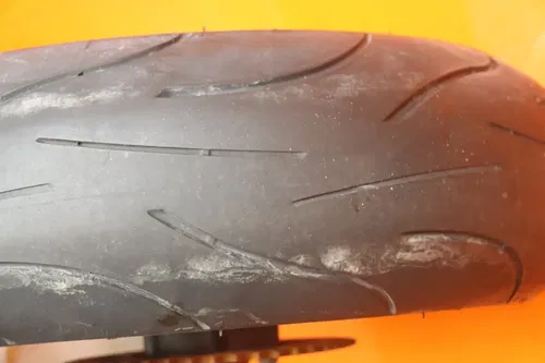 2007-2008 KAWASAKI NINJA ZX6R OEM STRAIGHT REAR WHEEL BACK RIM W TIRE