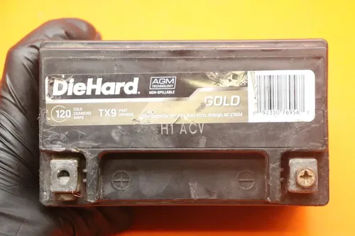 01-05 YAMAHA YZF R6 06-09 R6S AGM DIEHARD GOLD BATTERY