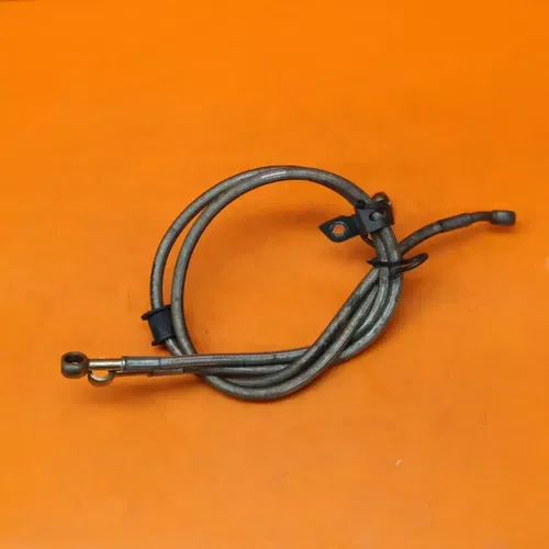 2001 2002 SUZUKI GSXR 1000 AFTERMARKET BRAIDED FRONT BRAKE CALIPER HOSES LINES