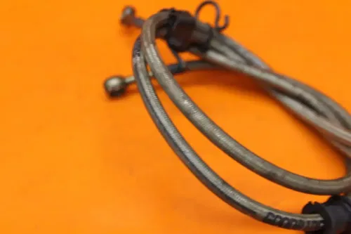2001 2002 SUZUKI GSXR 1000 AFTERMARKET BRAIDED FRONT BRAKE CALIPER HOSES LINES