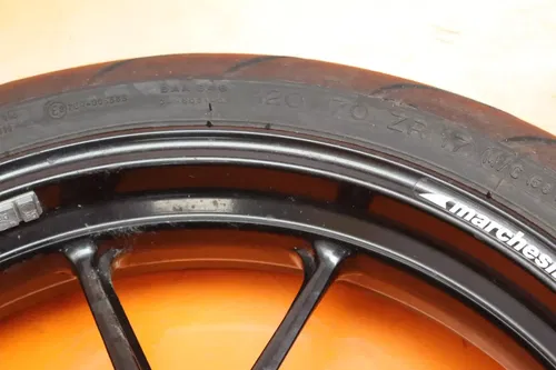 03-06 DUCATI 749 OEM STRAIGHT MARCHESINI FRONT WHEEL RIM W TIRE