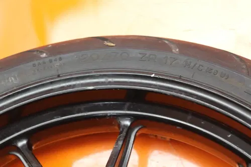 03-06 DUCATI 749 OEM STRAIGHT MARCHESINI FRONT WHEEL RIM W TIRE