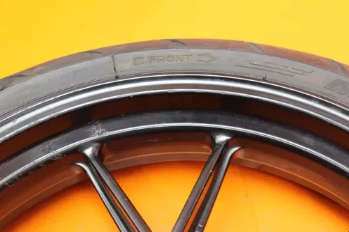 03-06 DUCATI 749 OEM STRAIGHT MARCHESINI FRONT WHEEL RIM W TIRE