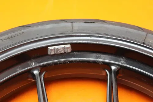 03-06 DUCATI 749 OEM STRAIGHT MARCHESINI FRONT WHEEL RIM W TIRE