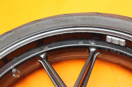 03-06 DUCATI 749 OEM STRAIGHT MARCHESINI FRONT WHEEL RIM W TIRE