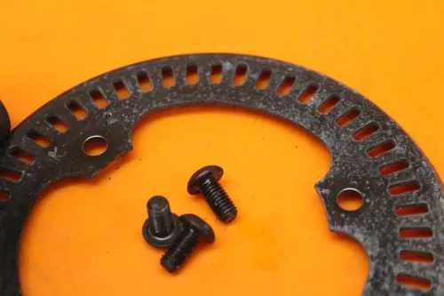 18-23 KAWASAKI NINJA OEM EX400 ABS FRONT WHEEL ABS BRAKE RING DISC WITH SCREWS