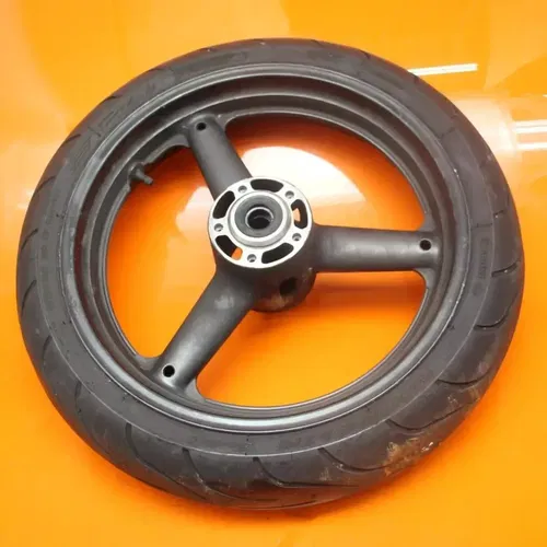 99-07 SUZUKI GSXR1300R BUSA OEM FRONT WHEEL RIM W TIRE 54111-33E10-35W