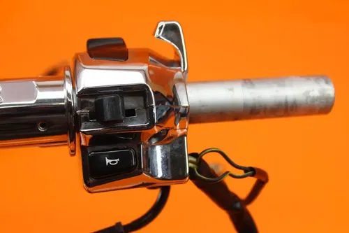 99-07 SUZUKI GSXR1300R BUSA CHROME LEFT CLIP ON HANDLEBAR W SWITCHES 37400-24F30