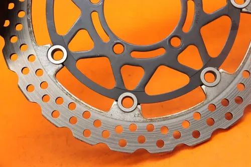 2007-2012 KAWASAKI NINJA ZX6R OEM STRAIGHT FRONT LEFT RIGHT BRAKE ROTORS DISCS