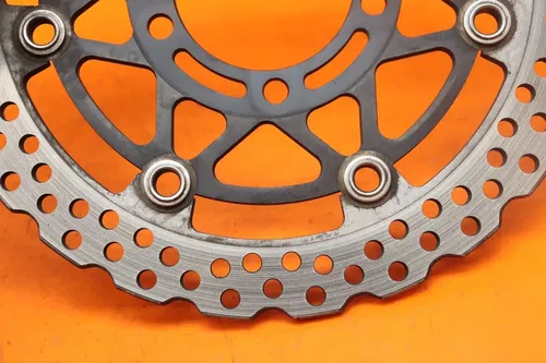 2007-2012 KAWASAKI NINJA ZX6R OEM STRAIGHT FRONT LEFT RIGHT BRAKE ROTORS DISCS