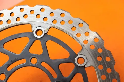 2007-2012 KAWASAKI NINJA ZX6R OEM STRAIGHT FRONT LEFT RIGHT BRAKE ROTORS DISCS