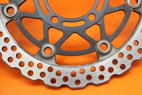 2007-2012 KAWASAKI NINJA ZX6R OEM STRAIGHT FRONT LEFT RIGHT BRAKE ROTORS DISCS