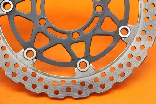 2007-2012 KAWASAKI NINJA ZX6R OEM STRAIGHT FRONT LEFT RIGHT BRAKE ROTORS DISCS