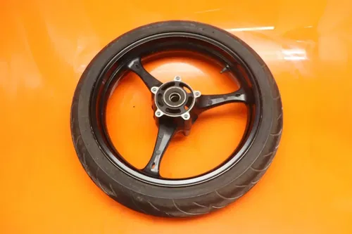 2005-2008 SUZUKI GSXR 1000 OEM STRAIGHT FRONT WHEEL RIM W TIRE
